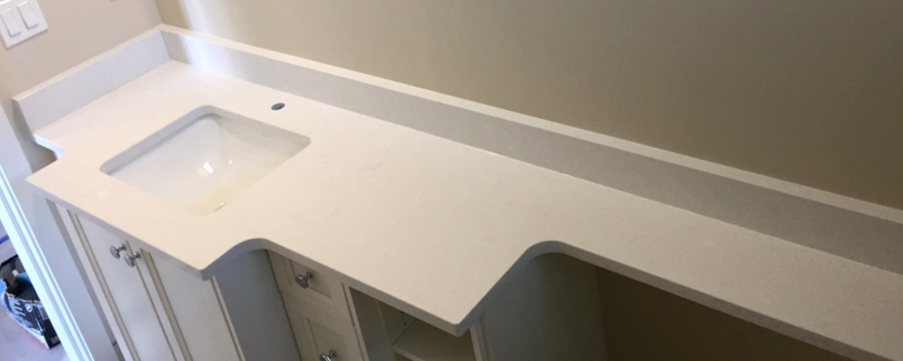 Organic White vanity top
